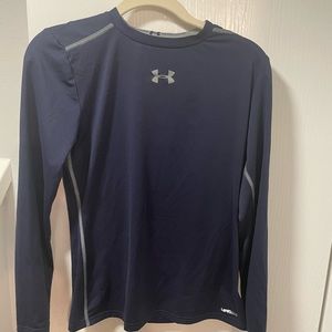 Navy blue Under Armour YL.